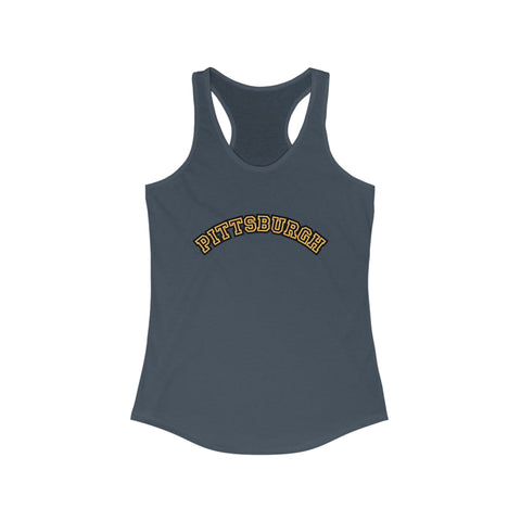 Pittsburgh Block Letters - Women's Tang Top