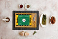 Pittsburgh Steelers Football Field - Icon Glass Top Cutting Board & Knife Set  Picnic Time Family of Brands   