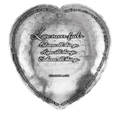 1st Corinthians Curved Dish – Heart Shaped Engraved Keepsake Bowl for Anniversary Gift - YinzerShop