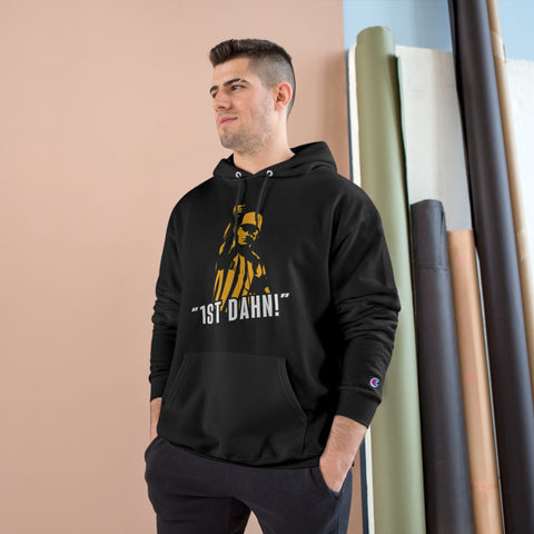 1st Dahn! Champion Hoodie - Eco Hooded Sweatshirt With Double Dry Technology Hoodie - YinzerShop