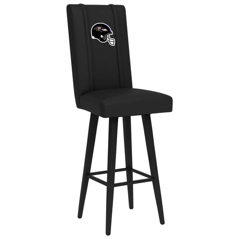 Swivel Bar Stool 2000 with Baltimore Ravens Helmet Logo