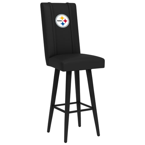 Swivel Bar Stool 2000 with  Pittsburgh Steelers Primary Logo NFL Furniture Zipchair   