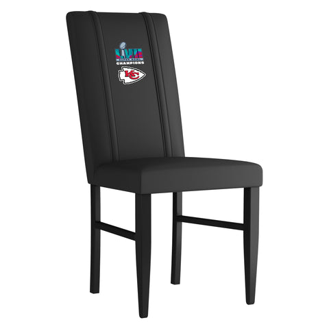 Kansas City Chiefs Super Bowl LVII Champions Logo Side Chair 2000 Set of 2