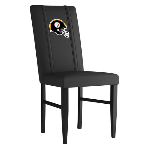 Side Chair 2000 with  Pittsburgh Steelers Helmet Logo Set of 2 NFL Furniture Zipchair   