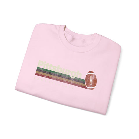 Pittsburgh Vintage Football - Heavy Blend™ Crewneck Sweatshirt