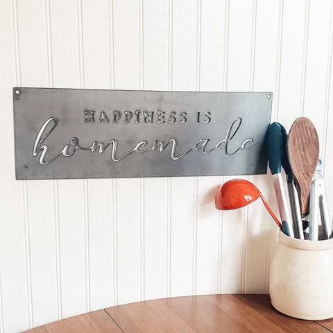 Happiness Is Homemade Wall Decor
