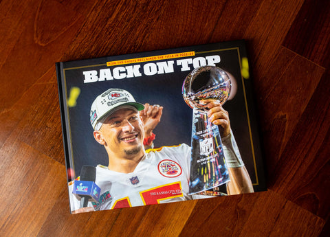 Chiefs Championship Book - Patrick Mahomes & Kansas City Chiefs 2022-23 Season Hardcover Collector Edition