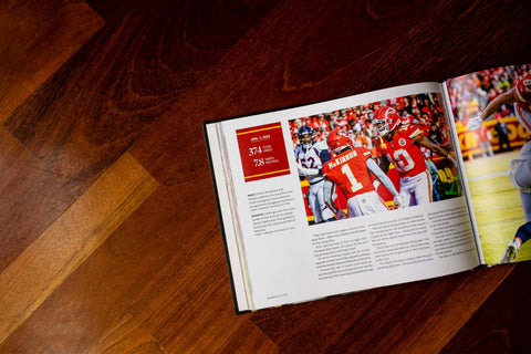 Chiefs Championship Book - Patrick Mahomes & Kansas City Chiefs 2022-23 Season Hardcover Collector Edition
