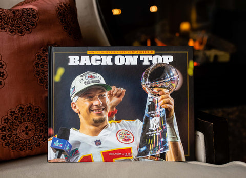 Chiefs Championship Book - Patrick Mahomes & Kansas City Chiefs 2022-23 Season Hardcover Collector Edition