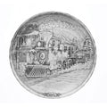 2024 Annual Plate- The Wendell Express (Pewter) Decorative Serving Dish - YinzerShop
