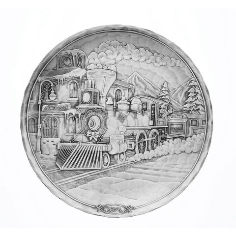 2024 Annual Plate- The Wendell Express (Pewter) Decorative Serving Dish - YinzerShop