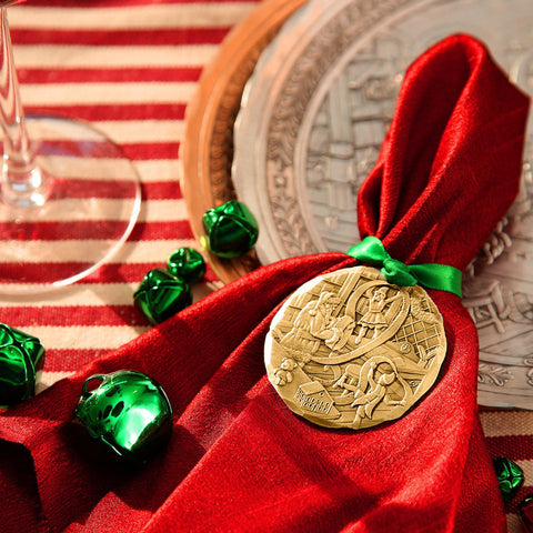 2025 Annual Ornament - Wendell August Forge Bronze Checking It Twice Holiday Keepsake - YinzerShop