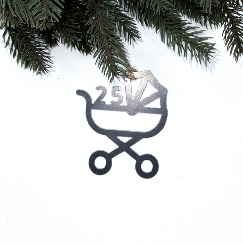 Baby Carriage Ornament