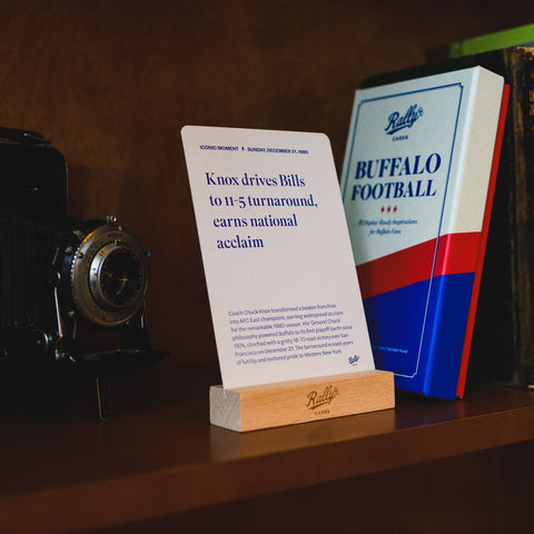 Buffalo Football RallyCards Featuring Josh Allen | Bills History & Legendary Quotes