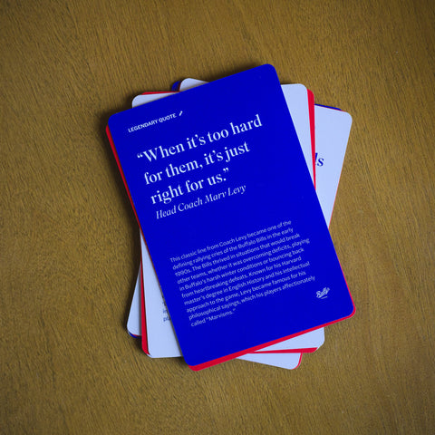 Buffalo Football RallyCards Featuring Josh Allen | Bills History & Legendary Quotes