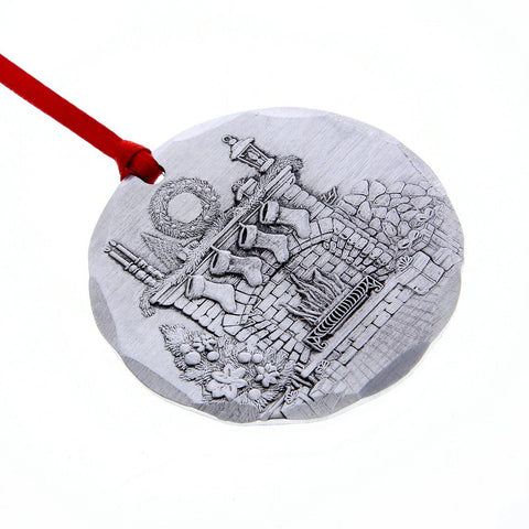2026 Annual Ornament- Cozy Christmas Hearth (Aluminum) - YinzerShop