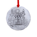 2026 Annual Ornament- Cozy Christmas Hearth (Aluminum) - YinzerShop