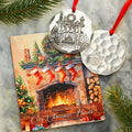 2026 Annual Ornament- Cozy Christmas Hearth (Aluminum) - YinzerShop