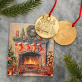 2026 Annual Ornament- Cozy Christmas Hearth (Bronze) - YinzerShop