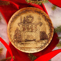 2026 Annual Plate - Cozy Christmas Hearth (Bronze) - YinzerShop