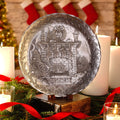 2026 Annual Plate - Cozy Christmas Hearth (Pewter) - YinzerShop