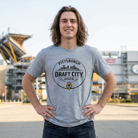 Pittsburgh NFL Draft Shirt – Vintage Civic Pride Tee With City Skyline Design