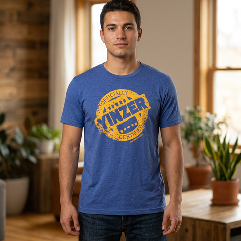 Certified Yinzer™ Stamped Graphic Unisex Jersey Short Sleeve Tee
