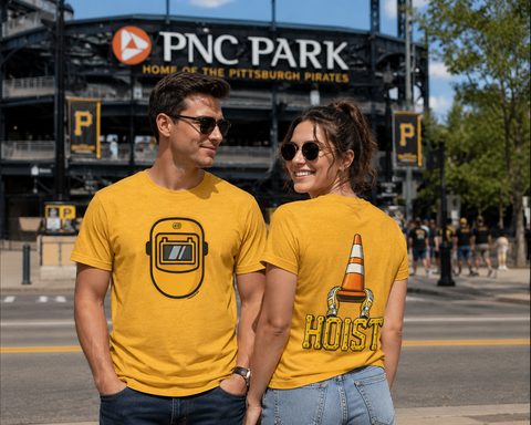 Steel City Rally Cone & Welding Helmet Shirt