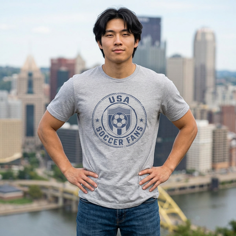 USA Soccer Fans Tee | National Pride, Football Badge