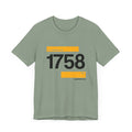 PITTSBURGH ESTABLISHED 1758 CLEAN RETRO - Short Sleeve Tee T-Shirt Printify Sage XS