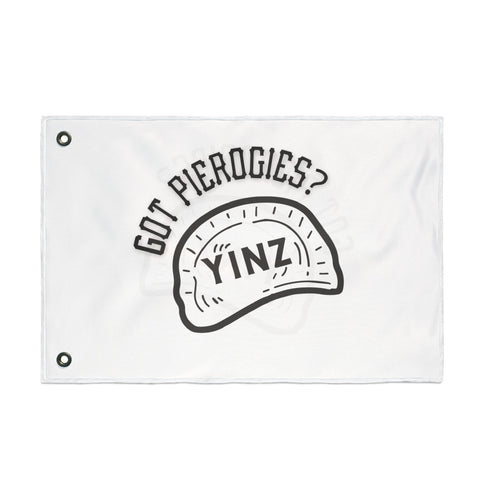 Yinz Got Pierogis? - Double Sided Flag