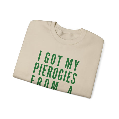 I Got My Pierogies From a Church in Pittsburgh - Gildan Heavy Blend™ Crewneck Sweatshirt