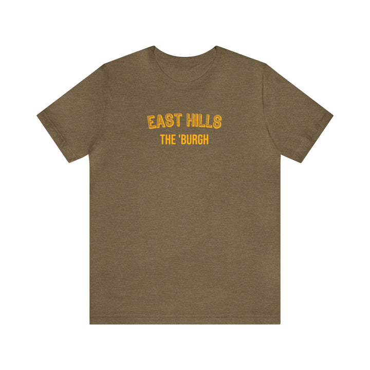 East Hills  - The Burgh Neighborhood Series - Unisex Jersey Short Sleeve Tee