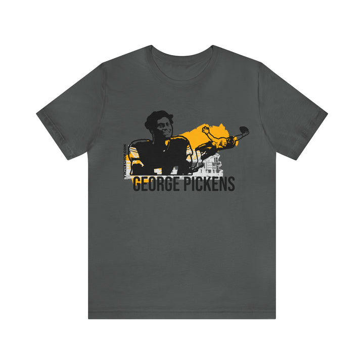 George Pickens Pittsburgh Headliner Series T-Shirt - Short Sleeve Tee T-Shirt Printify Asphalt S 