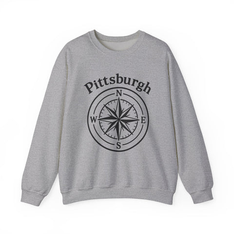 Pittsburgh Compass - Heavy Blend™ Crewneck Sweatshirt