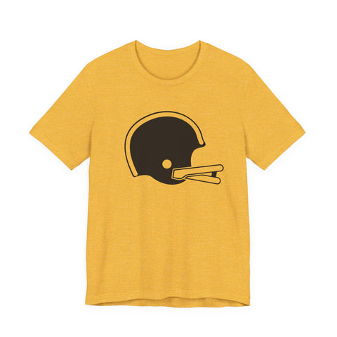 Classic Retro Football Helmet - Unisex Jersey Short Sleeve Tee