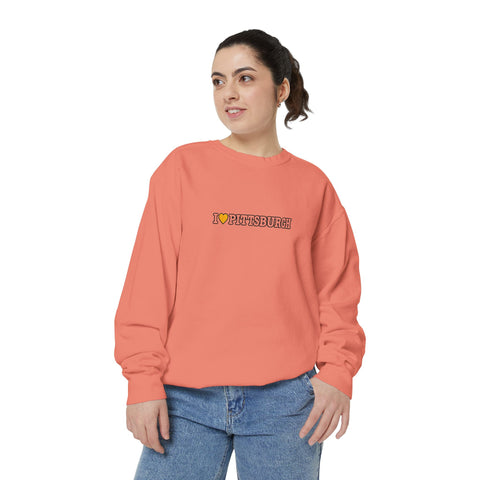 I Love Pittsburgh Heart Comfort Colors® 1566 Sweatshirt