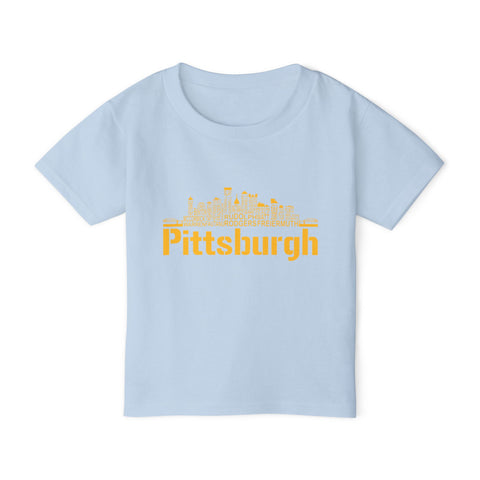 Pittsburgh Football Team Names - Toddler T-Shirt