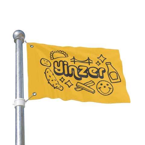 Yinzer Collage - Double Sided Flag