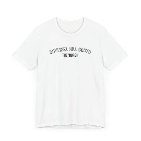 Squirrel Hill South - The Burgh Neighborhood Series - Unisex Jersey Short Sleeve Tee T-Shirt Printify   