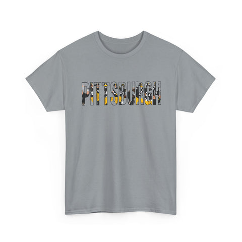 Pittsburgh Football Players - Unisex Heavy Cotton Tee