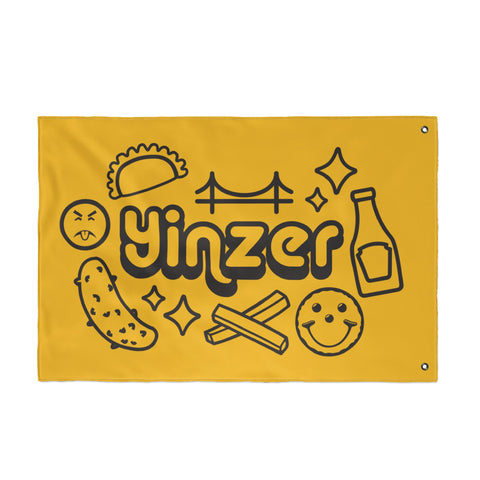 Yinzer Collage - Double Sided Flag