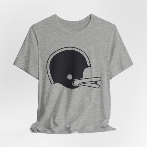 Classic Retro Football Helmet - Unisex Jersey Short Sleeve Tee