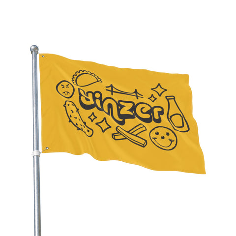 Yinzer Collage - Double Sided Flag