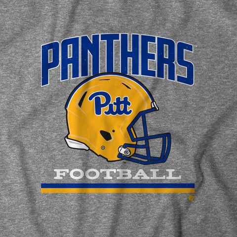Pitt Panthers Pittsburgh: Vintage Football Helmet Apparel Top