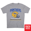 Pitt Panthers Pittsburgh: Vintage Football Helmet T-Shirt T-Shirt BreakingT Small Youth T-Shirt 