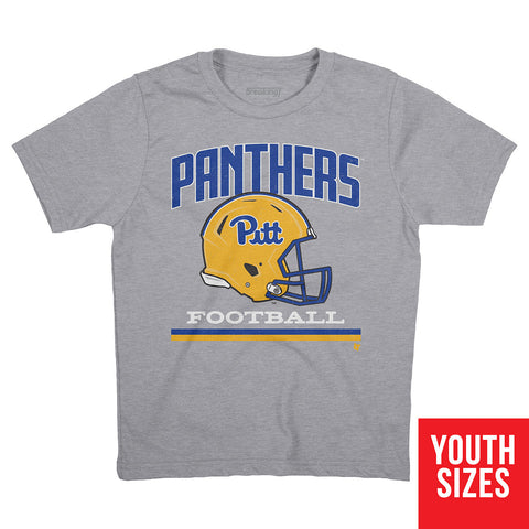 Pitt Panthers Pittsburgh: Vintage Football Helmet T-Shirt T-Shirt BreakingT Small Youth T-Shirt 