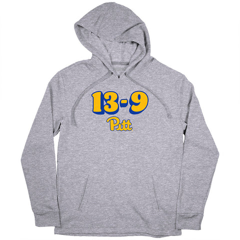 Pitt Panthers Pitt Football: 13-9 T-Shirt T-Shirt BreakingT Small Hoodie 