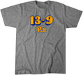 Pitt Panthers Pitt Football: 13-9 T-Shirt T-Shirt BreakingT Small Adult T-Shirt 