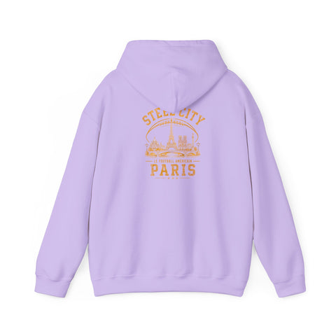 Steel City Paris - Unisex Heavy Blend™ Hooded Sweatshirt (Design on Back)